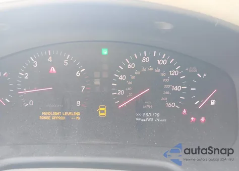 2002 Lexus Ls 430 из США, поврежденный, VIN JTHBN30F620060804